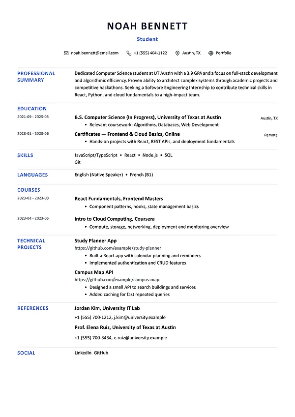 New Age resume template with contemporary styling, clean sections, and a modern professional layout.